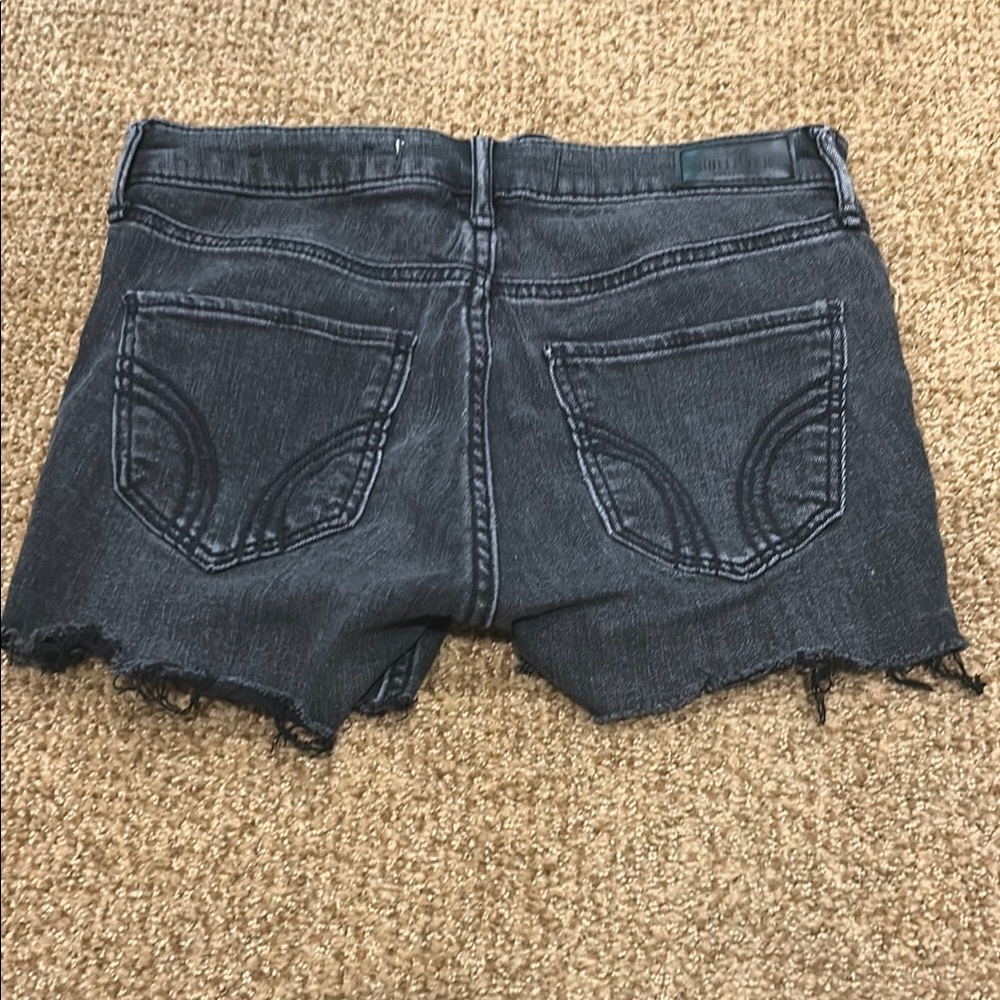 Hollister Charcoal Jean Shorts